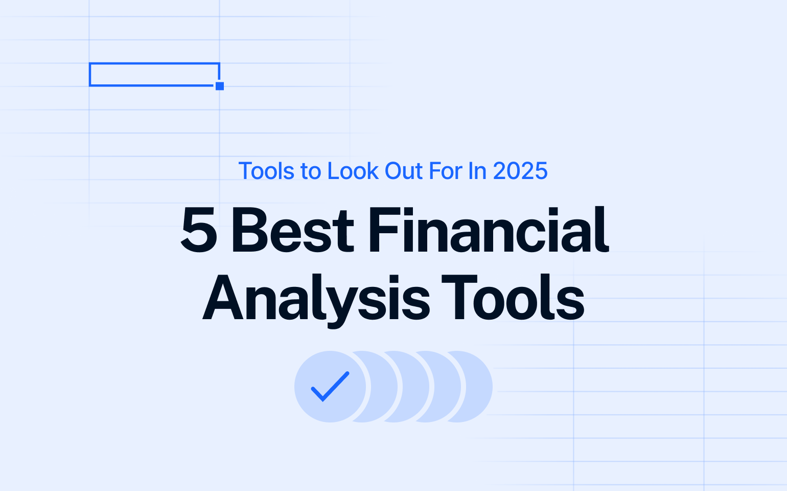 5 best financial analysis tools