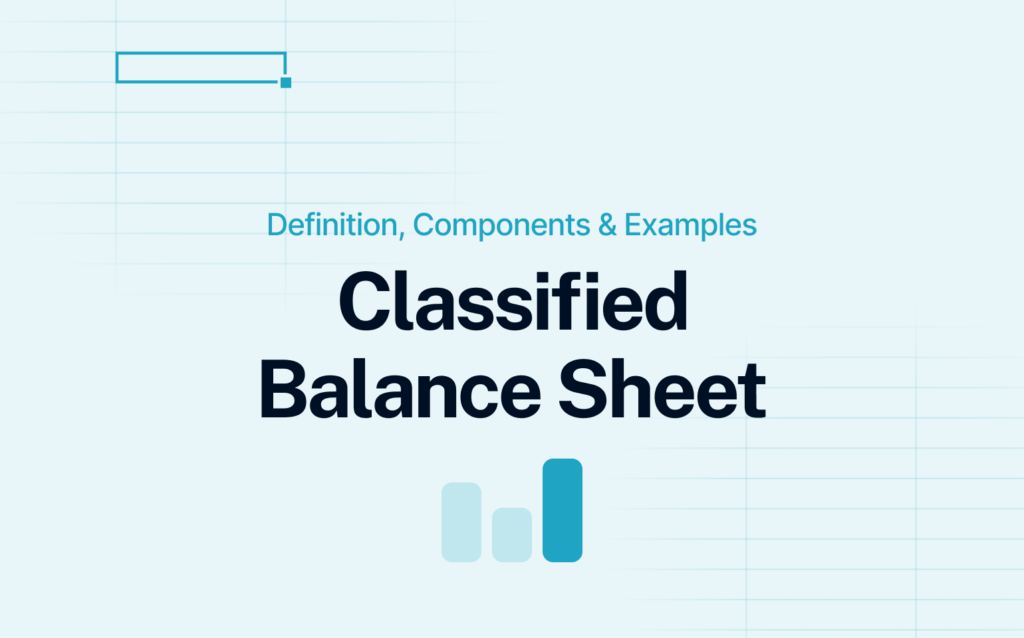 classified balance sheet