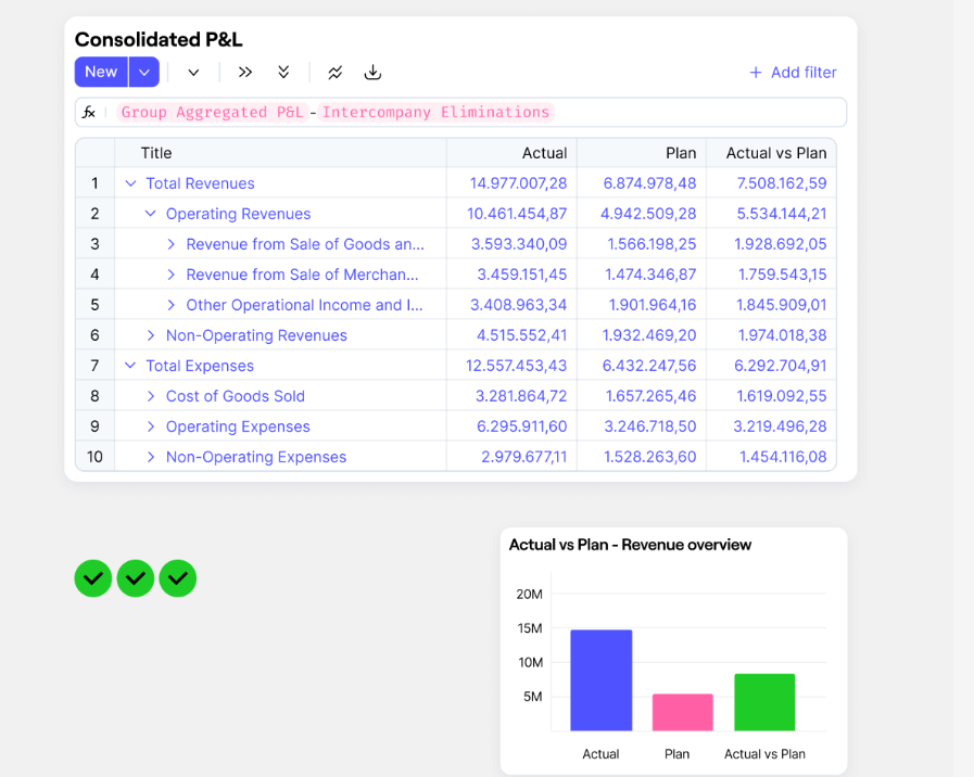 Consolidated P&L