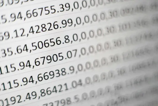picture showing numbers