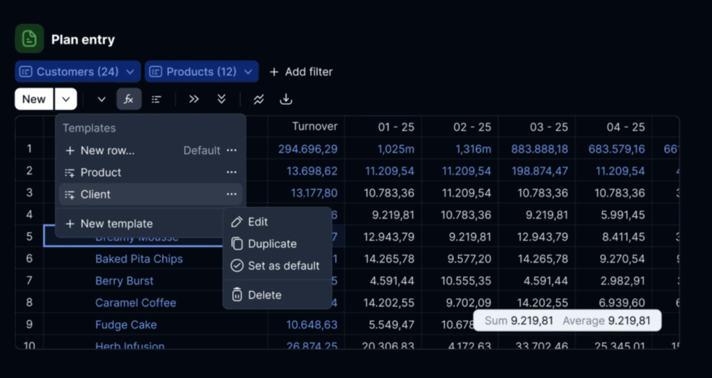 scenario modeling on farseer, one of profitability analysis software