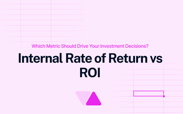internal rate of return vs roi