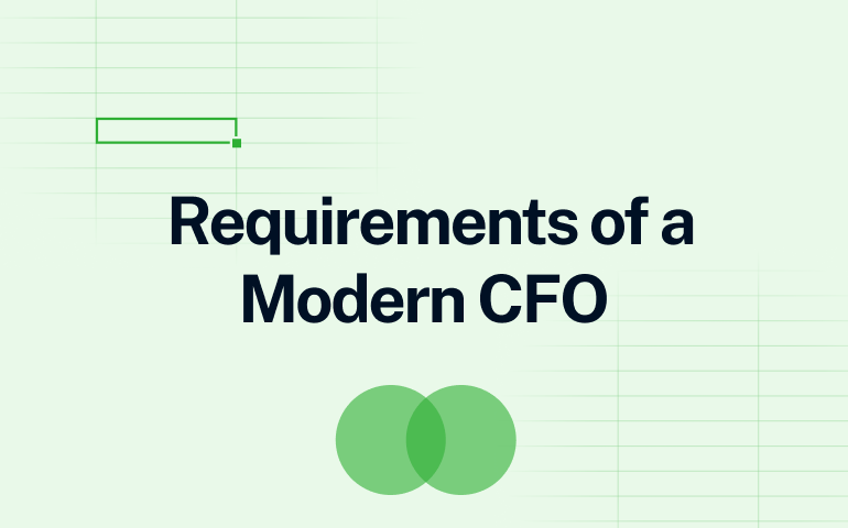 requirements of a modern CFO