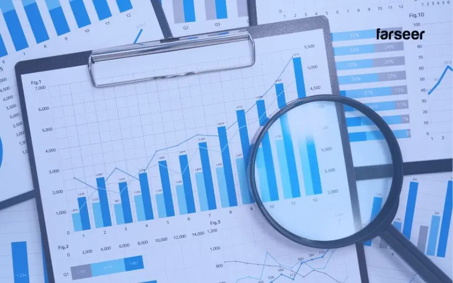 Picture showing graphs and data