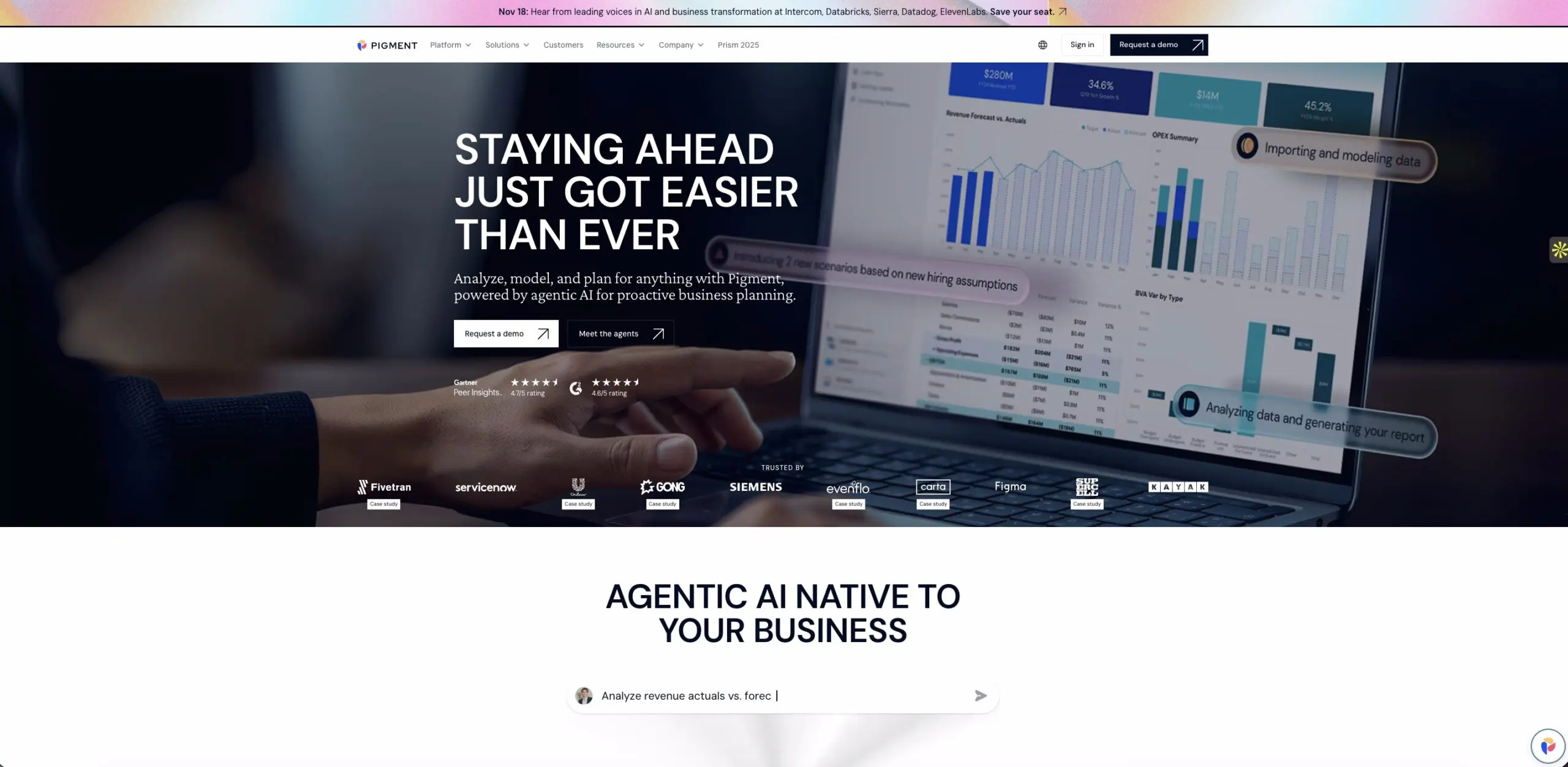 Pigment, capital budgeting software
