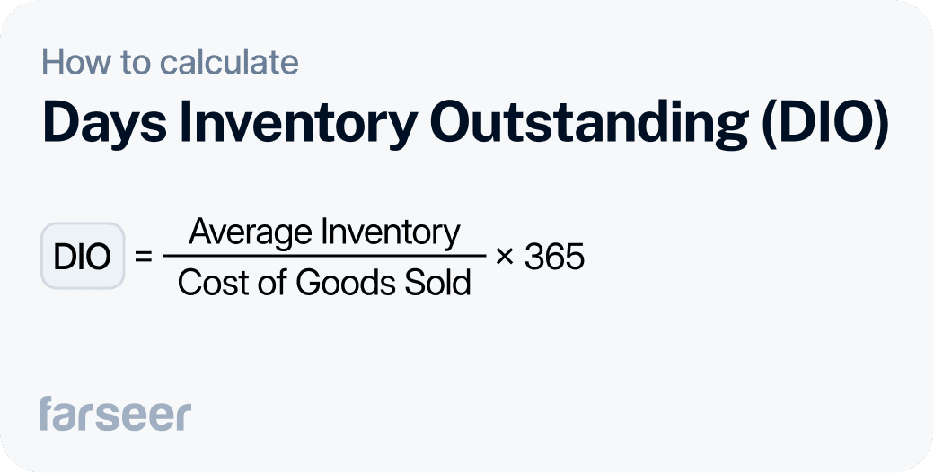 Days Inventory Outstanding (DIO)