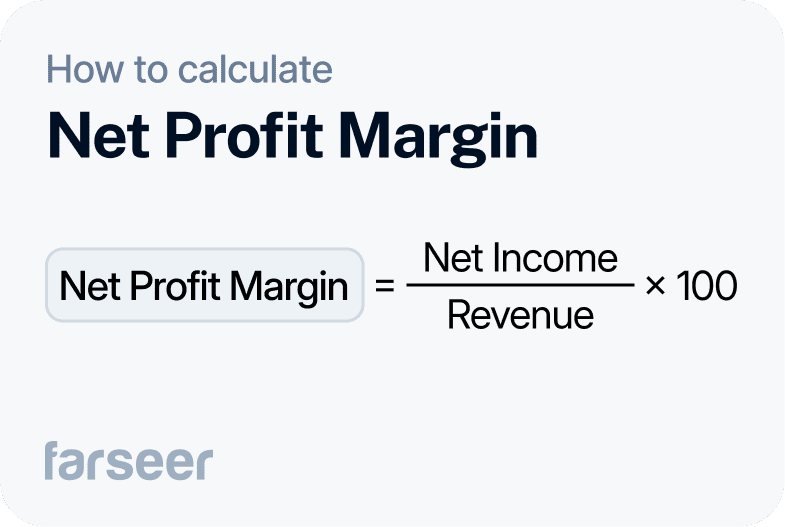 Net profit margin formula
