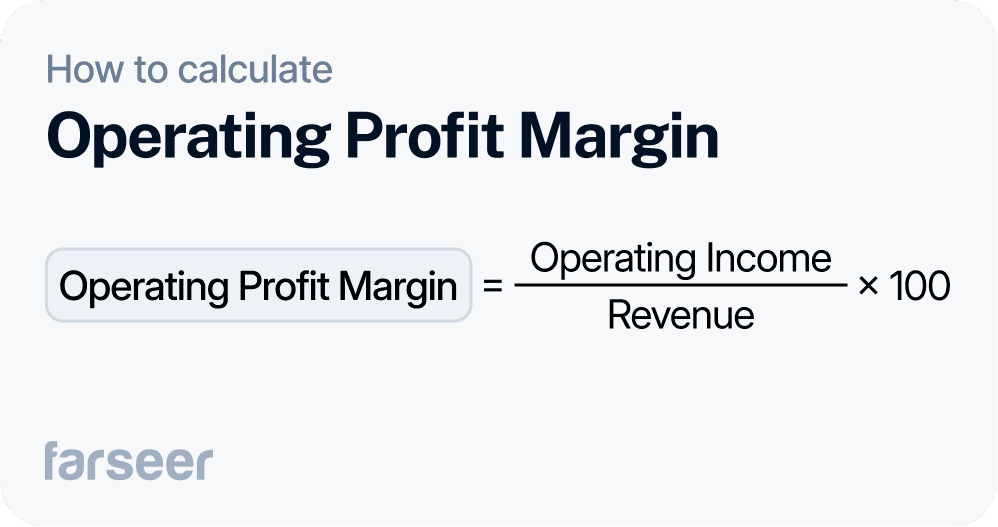 Operating profit margin formula