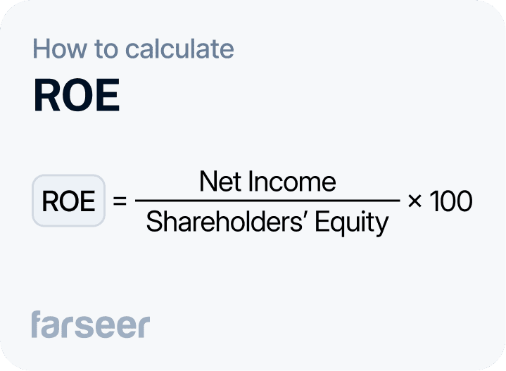Return on equity formula