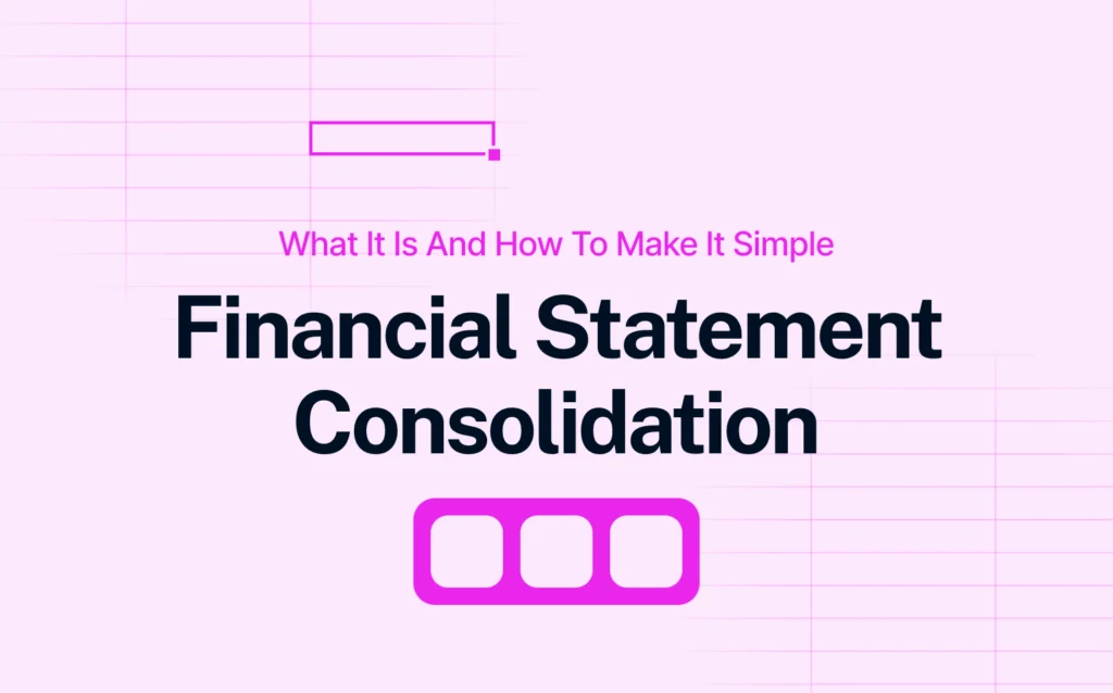financial statement consolidation
