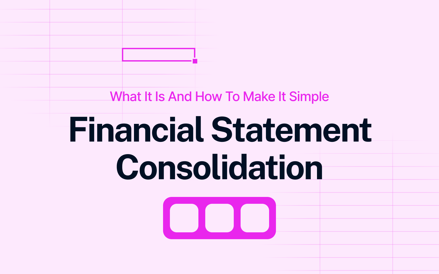 financial statement consolidation