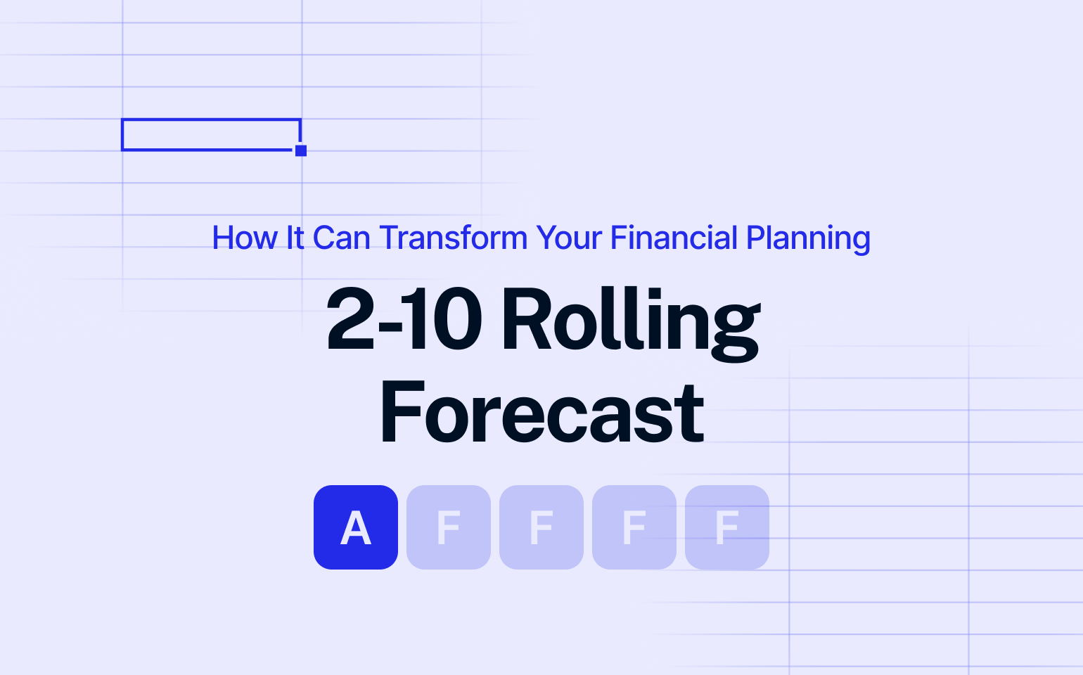 2-10 Rolling Forecast