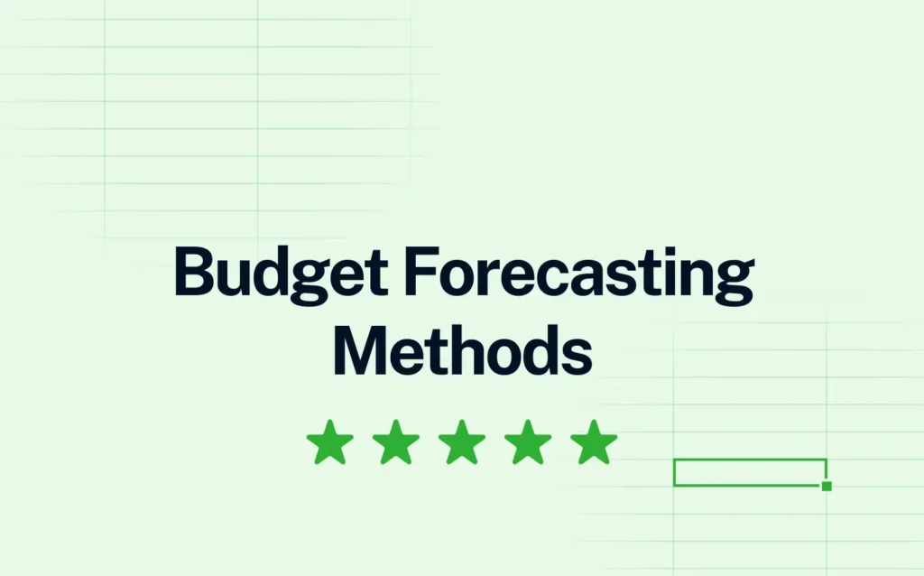 budget forecasting methods cover image