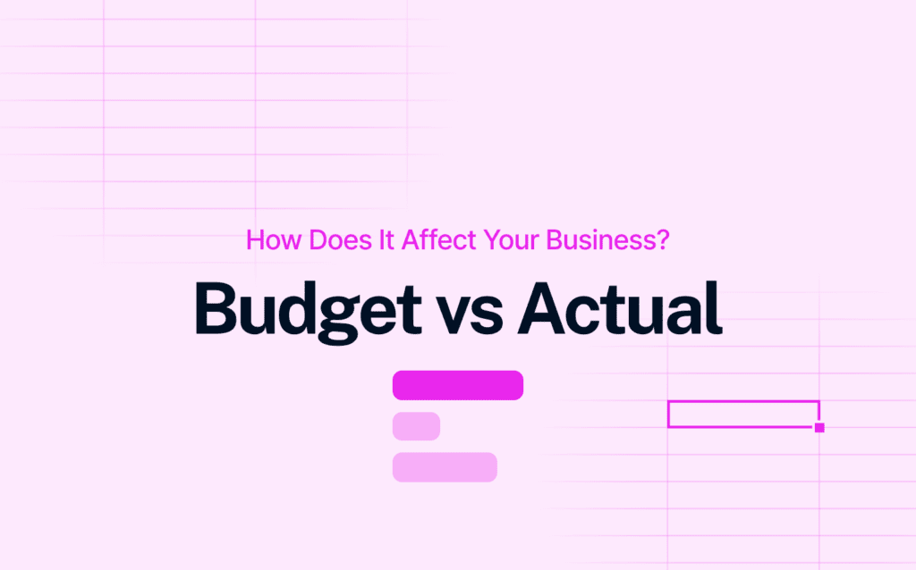 Budget vs Actual, one of fp&a metrics
