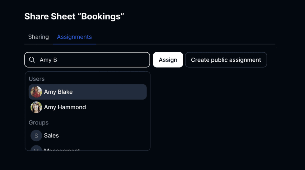 multiple assignment share in farseer