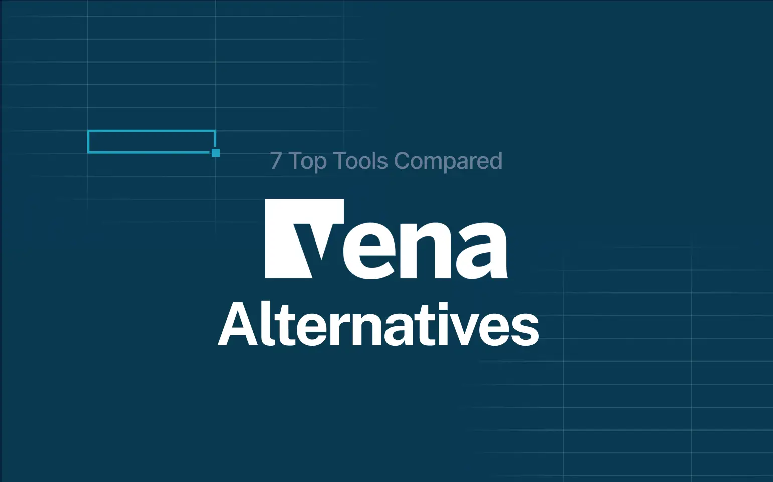 cover image in blue, with title vena alternatives