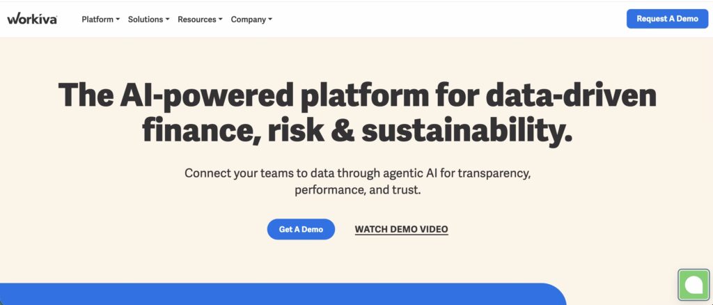 workiva homepage