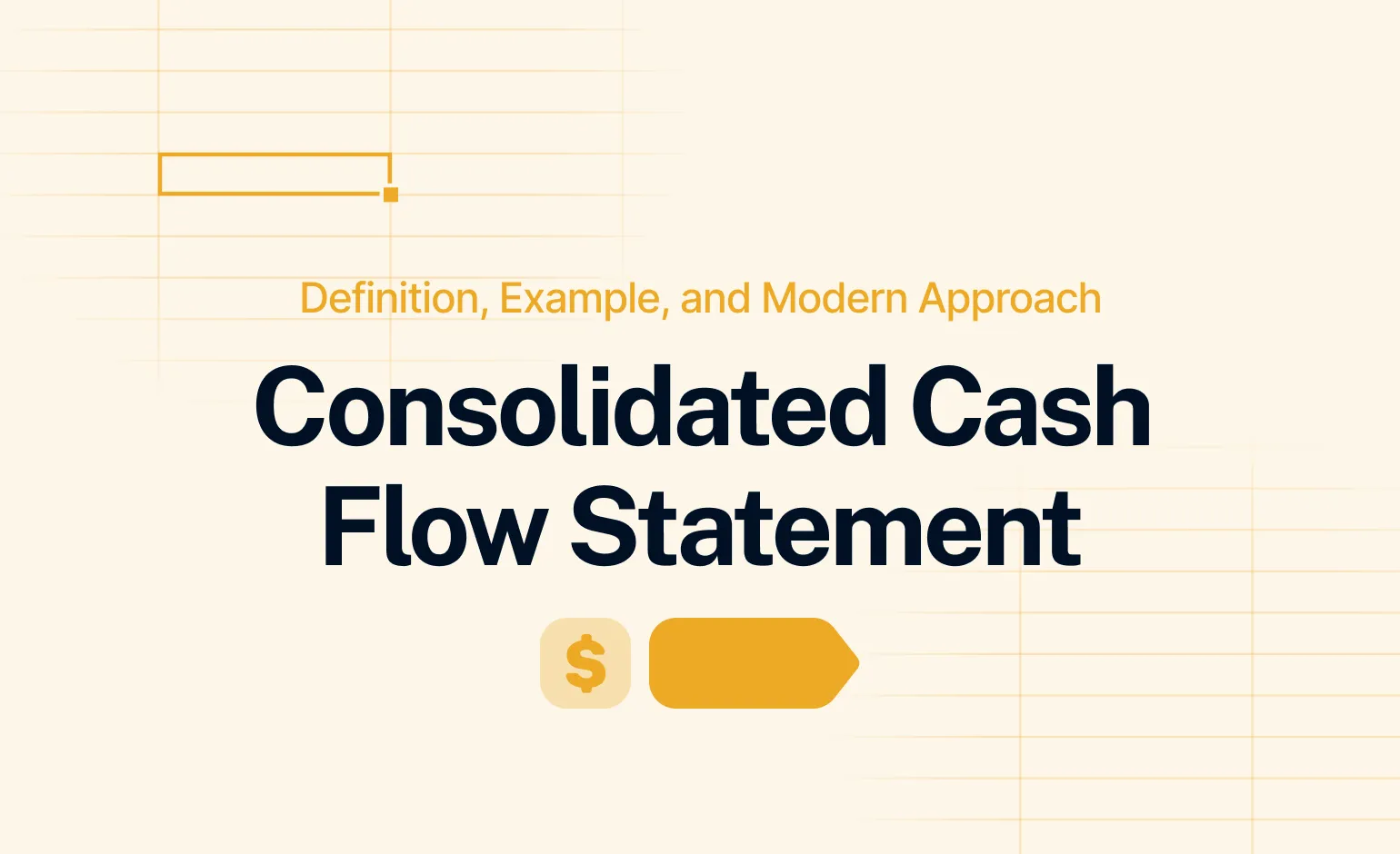 Consolidated Cash Flow Statement cover image in yellow