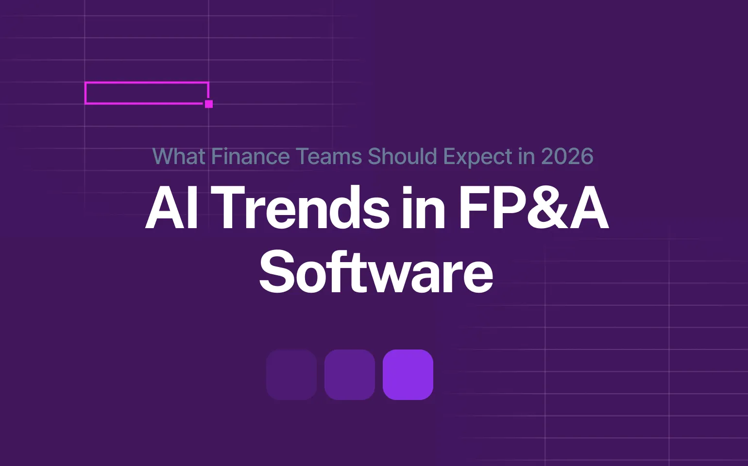 AI Trends in FP&A Software cover image in purple