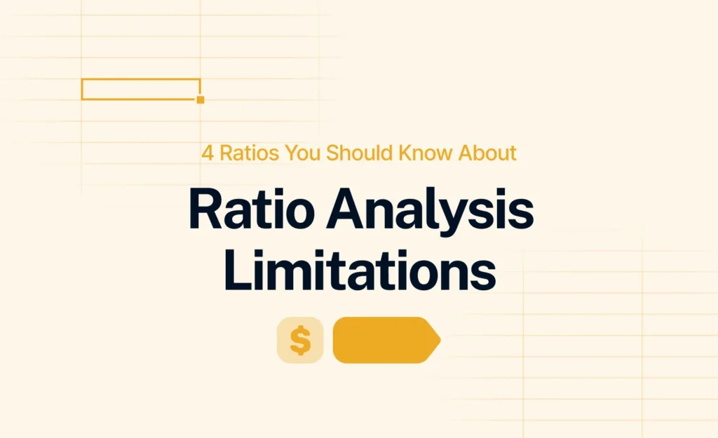 Ratio Analysis Limitations cover image in yellow
