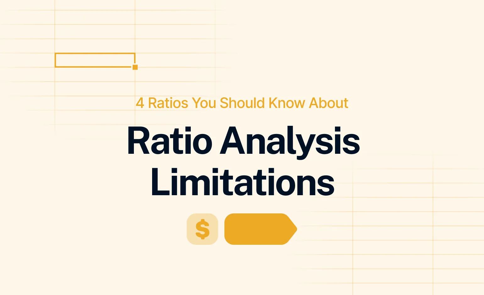 Ratio Analysis Limitations cover image in yellow