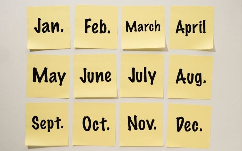 months in planning