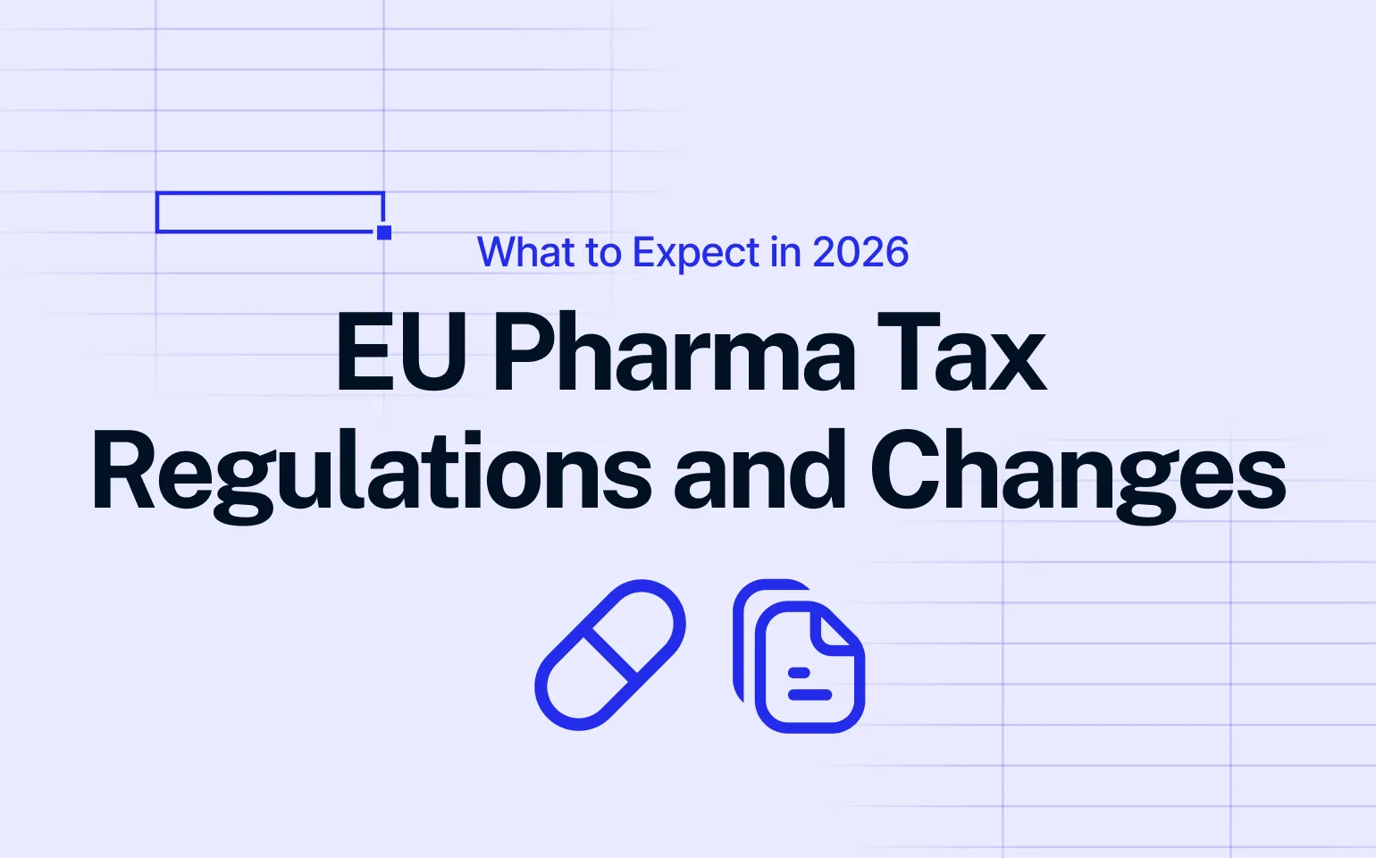 eu pharma tax and regulations cover image in blue