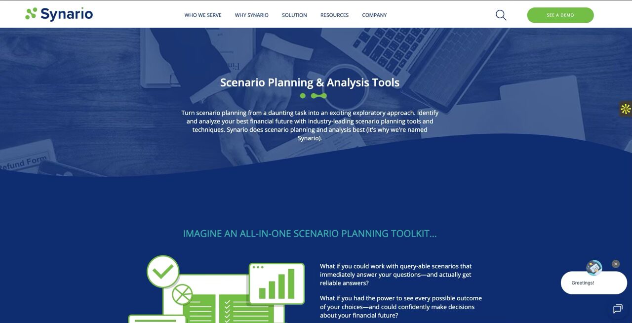synario one of scenario planning software