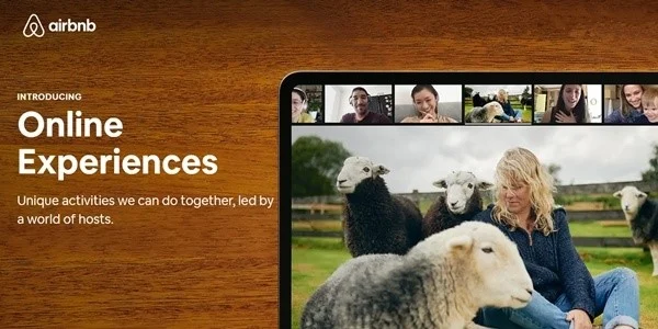 Airbnb's online experiences