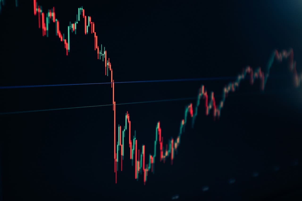 Picture showing trading chart