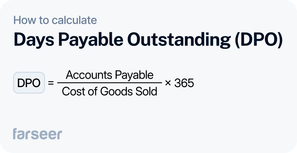 Days Payable Outstanding (DPO)