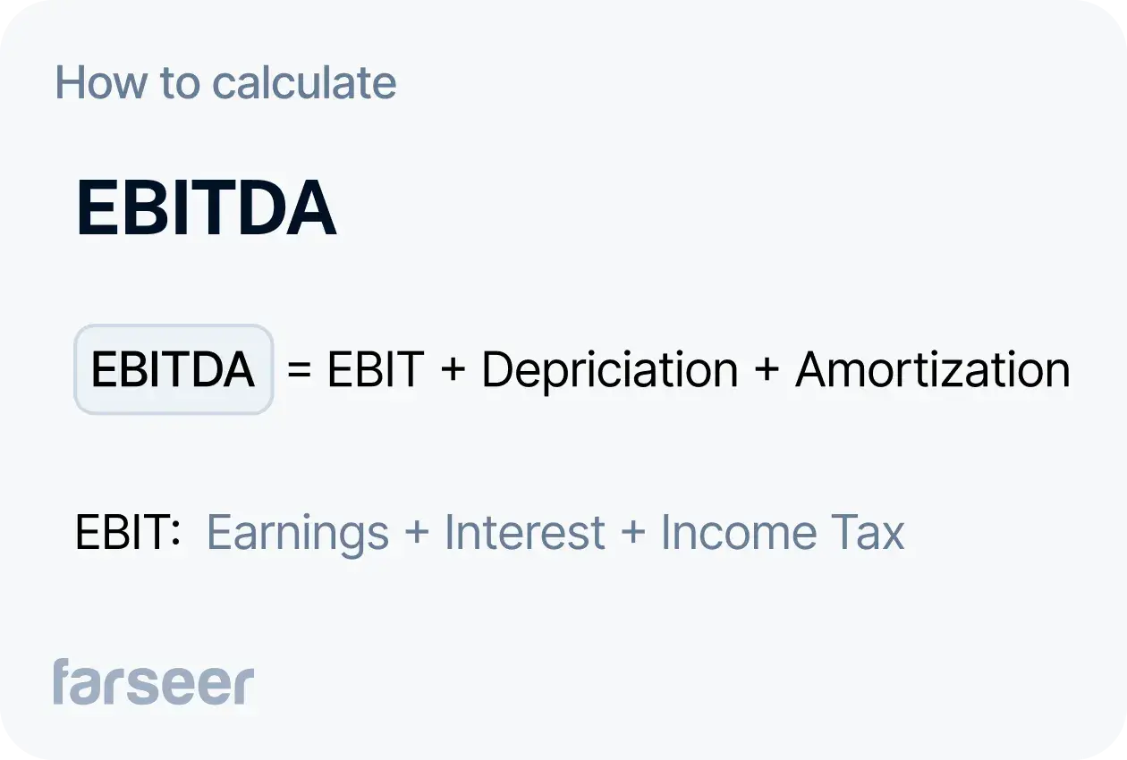 ebitda formula