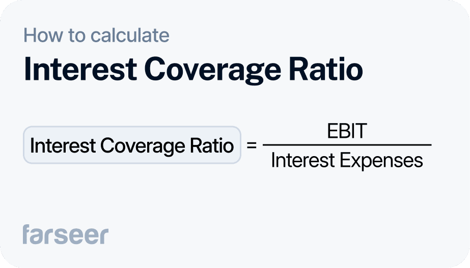 ratio for assessing a ratio that shows if a  company can meet its interest obligations