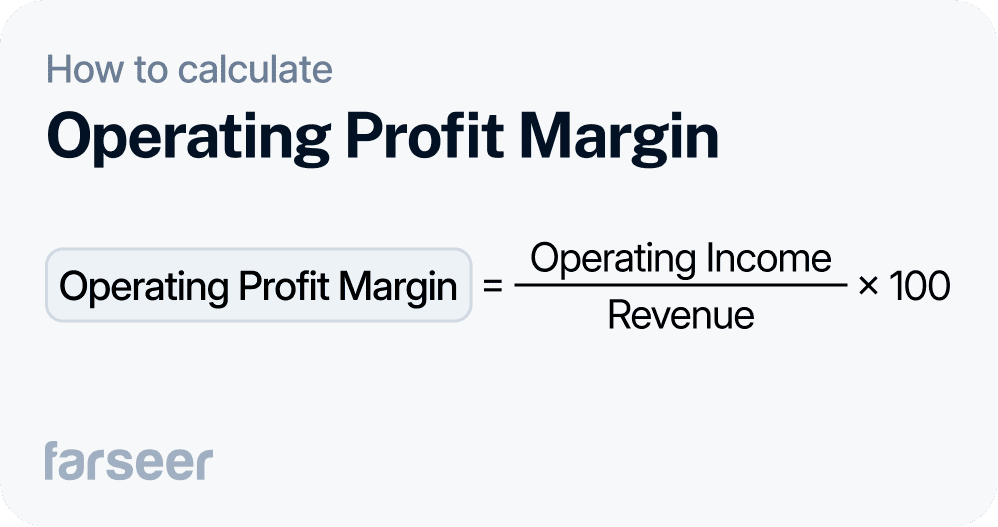 Operating profit margin formula