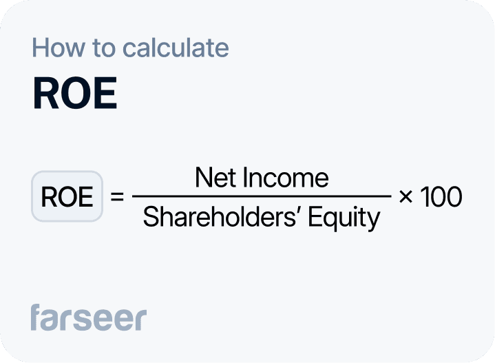Return on equity formula
